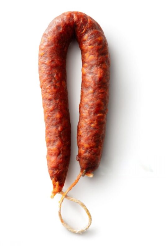 Ring-shaped chorizo from León