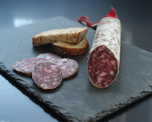 Salchichón Cular, half piece. Excepcional traditional Spanish cured sausage. (450gr.)