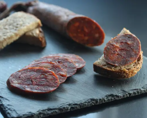 Wild Boar Chorizo ring (340 gr. Aprox) – Excelent and Artisan Spanish Game Sausage