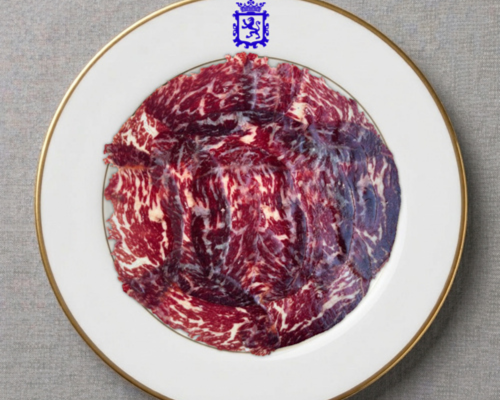 Wagyu Cecina sliced (100 gr.). Exceptional Cured Wagyu Beef